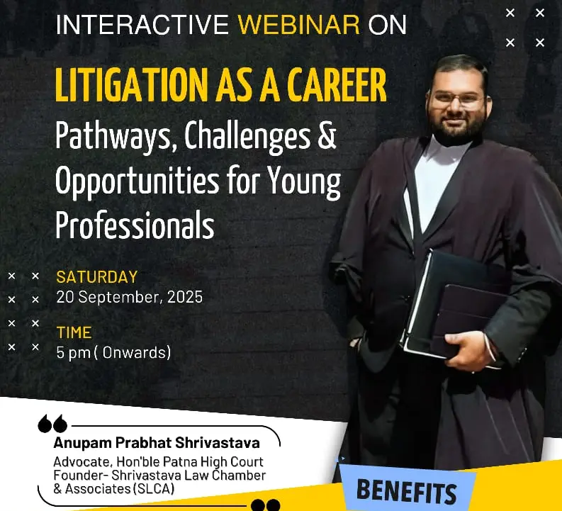 Adv. Anupam Shrivastava – LawBRO Webinar