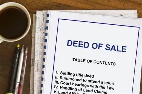 Sale Deed Drafting
